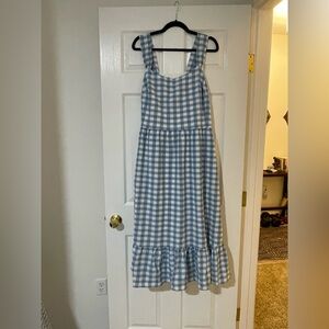Lane Bryant Kids Blue and White Checkered Dress
